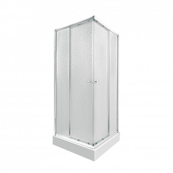 Набор Qtap душевая кабина Presto CRM1099SP5 Pear 1970x900x900 мм + поддон Tern 309912C 90x90x12 см с сифоном