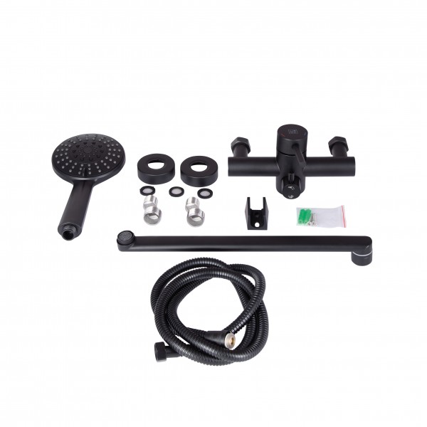 Змішувач для ванни Lidz Aria 05D-BES Black