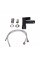 Смеситель для раковины Lidz Kubis 001F (k35) LDKUB001FBLA43376 Black