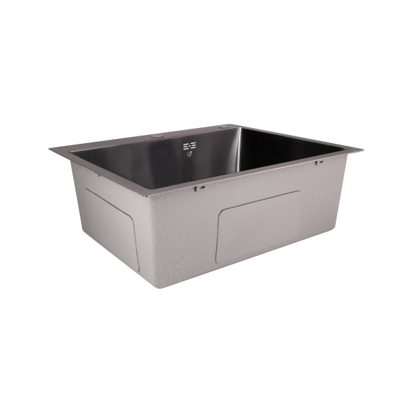 Кухонная мойка Lidz H6050B 3.0/0.8 мм Brush Black (LDH6050BPVD3008)