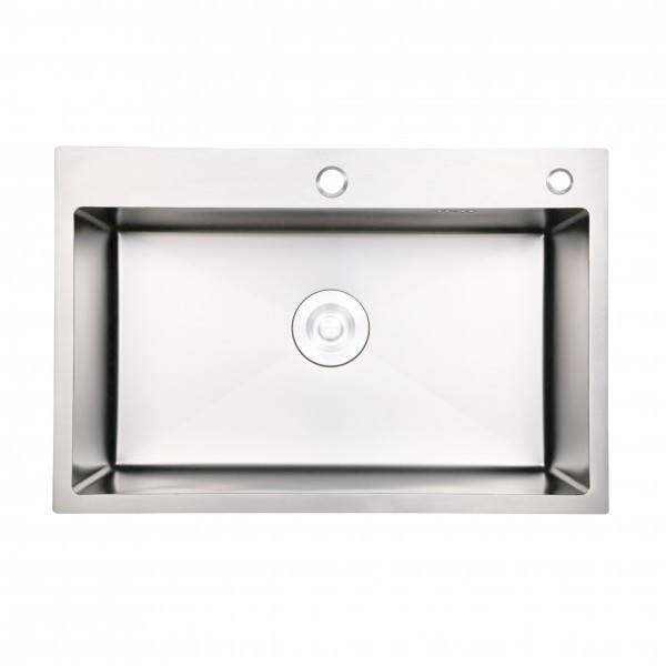 Кухонная мойка Lidz H6050G 3.0/0.8 мм Brush Grey (LDH6050GPVD3008)