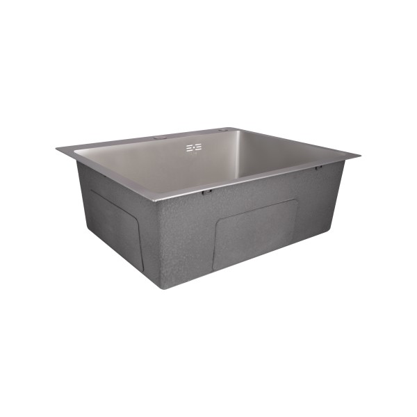 Кухонная мойка Lidz H6050G 3.0/0.8 мм Brush Grey (LDH6050GPVD3008)