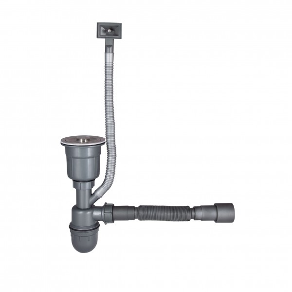 Кухонная мойка Lidz H6050G 3.0/0.8 мм Brush Grey (LDH6050GPVD3008)