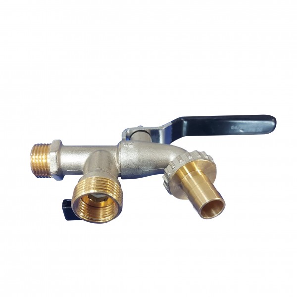 Кран поливальний SD Plus 1/2" ЗР 2 виходи   SD141W15