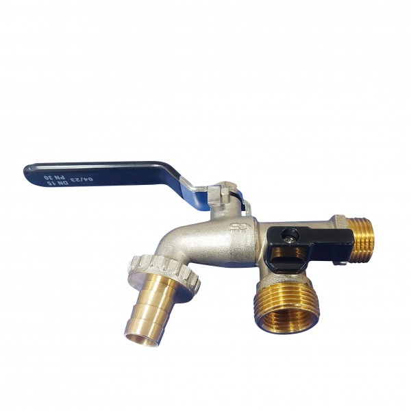 Кран поливальний SD Plus 1/2" ЗР 2 виходи   SD141W15