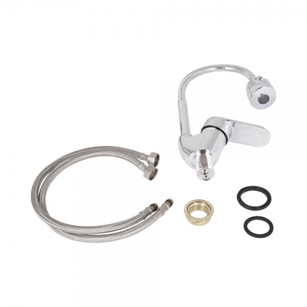 Смеситель для кухни с гибким изливом Lidz Tani 008F4 (k40) LDTAN008F4CRM44972 Chrome