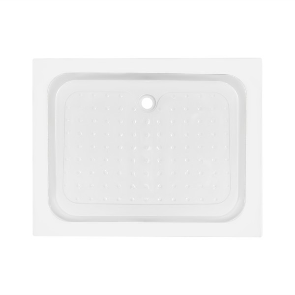 Душовий піддон KAPIELKA ST100x80х14 низький, прямокутний, діаметр зливу 52 мм Lidz