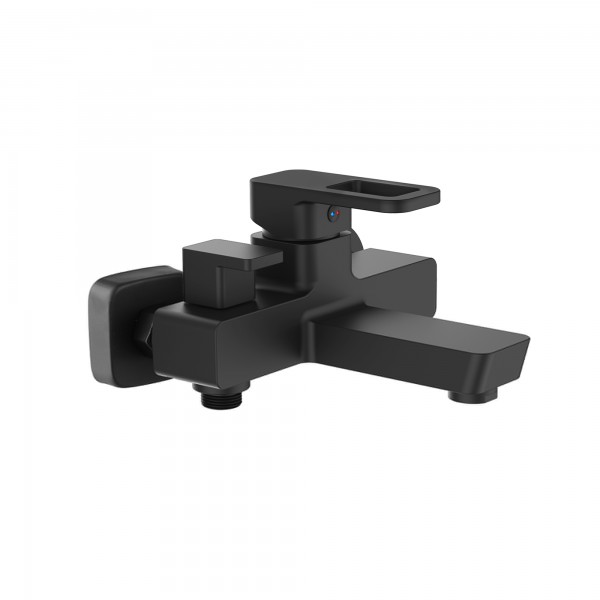 Смеситель для ванны черный Lidz LDWAW006BLA45393