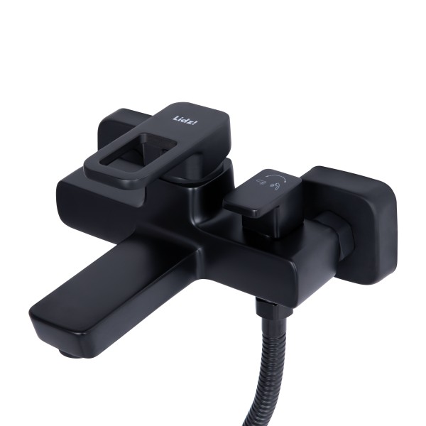 Смеситель для ванны черный Lidz LDWAW006BLA45393