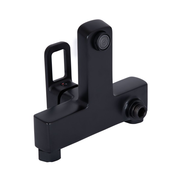 Смеситель для ванны черный Lidz LDWAW006BLA45393