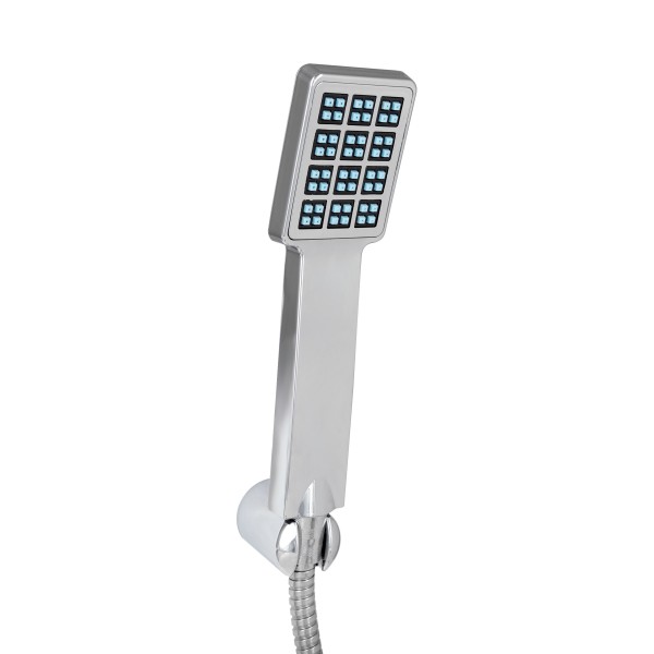 Смеситель для ванной с душевым гарнитуром белый Lidz LDWAW006WHI45398