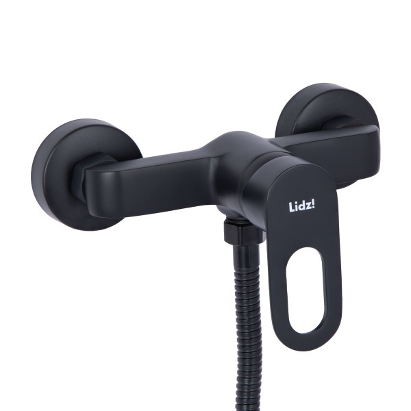 Змішувач для душу чорний Lidz LDLAT010BLA45421