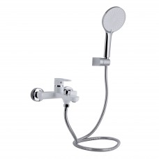 Змішувач для ванни Qtap Jay QTJAY259CRW45553 Chrome/White