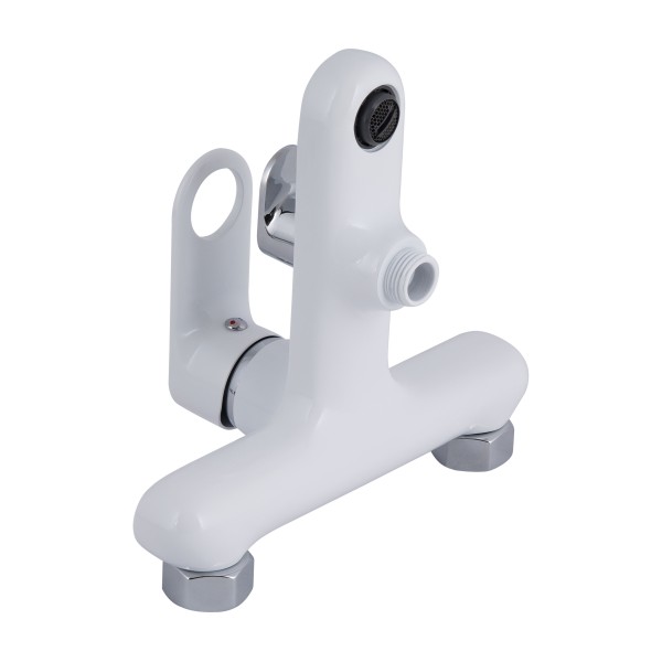 Змішувач для ванни Qtap Jay QTJAY259CRW45553 Chrome/White