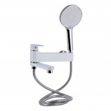 Змішувач для ванни Qtap Jay QTJAY260CRW45554 Chrome/White