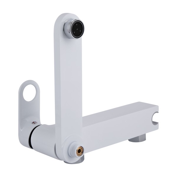 Змішувач для ванни Qtap Jay QTJAY260CRW45554 Chrome/White