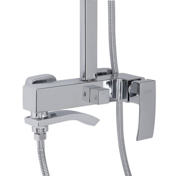 Душова система для ванни Qtap Swan Cascada QTSWA111CRM45566 Chrome
