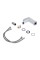 Змішувач для раковини Qtap Swan Cascada QTSWA270CRW45568 Chrome/White