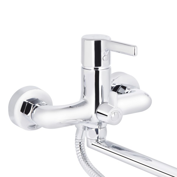 Змішувач для ванни Qtap Cardinal QTCAR260CRM45657 Chrome