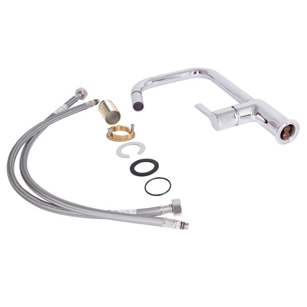 Смеситель для кухни Qtap Cardinal QTCAR344CRM45658 Chrome Смеситель для кухни Qtap Cardinal QTCAR344CRM45658 Chrome