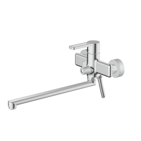 Смеситель для ванны Qtap Taurus QTTAU260CRM45663 Chrome