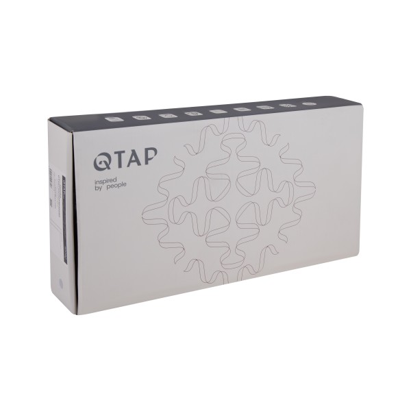 Смеситель для раковины Qtap Gemini QTGEM269GMB45680 Gunmetal Black PVD
