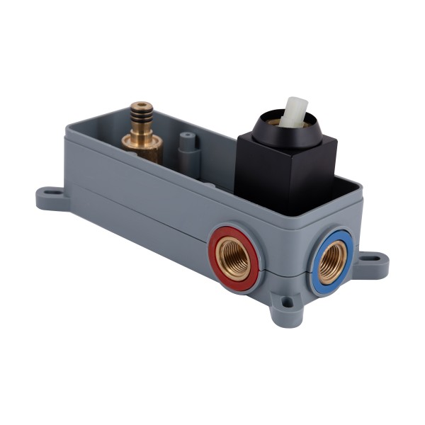 Змішувач для раковини прихованого монтажу Qtap Gemini QTGEM273BLM45694 Black Matt