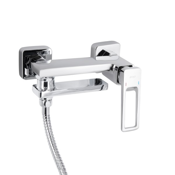 Смеситель для ванны Qtap Gemini Loop QTGEM260CRM45701 Chrome