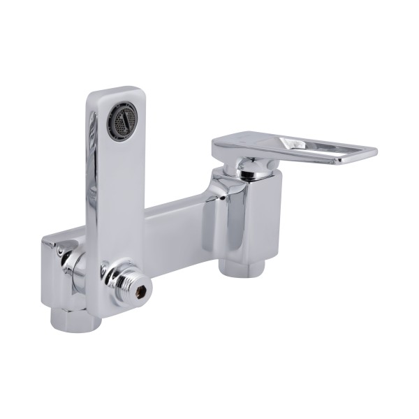 Смеситель для ванны Qtap Gemini Loop QTGEM260CRM45701 Chrome