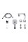 Смеситель для ванны Qtap Gemini Loop QTGEM260CRM45701 Chrome