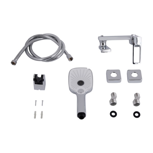 Смеситель для ванны Qtap Gemini Loop QTGEM260CRM45701 Chrome
