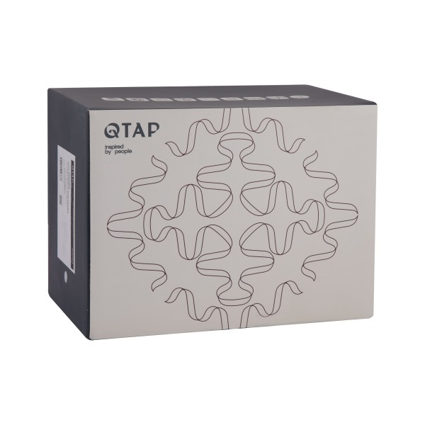 Смеситель для ванны Qtap Gemini Loop QTGEM260CRM45701 Chrome