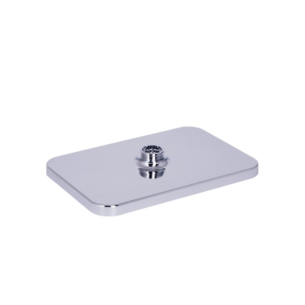 Лейка для верхнего душа Qtap Hlavova 260x180 мм прямоугольная QTHLA107CRM45785 Chrome/White