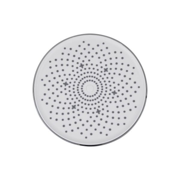 Лейка для верхнего душа Qtap Hlavova D 230 мм округлая QTHLA107CRM45787 Chrome/White