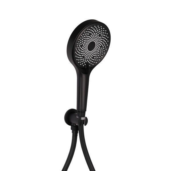 Душева система універсальна Qtap Slavonice прихованого монтажу на два споживачі QTSLA113BLM45900 Black Matt