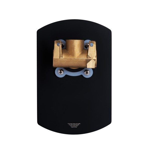Змішувач для душу прихованого монтажу Qtap Slavonice QTSLA267BLM45903 Black Matt