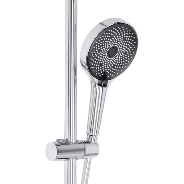 Душевая система универсальная Qtap Slavonice на три потребителя (с изливом) QTSLA111CRM45909 Chrome