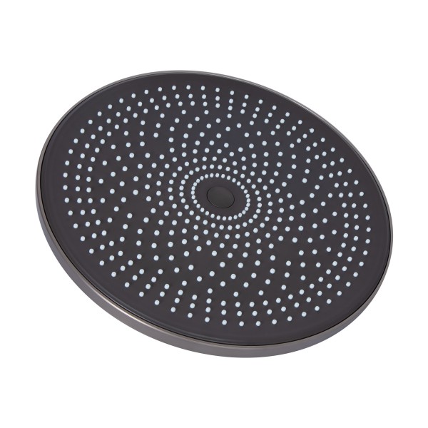 Душова система для душу Qtap Slavonice на два споживачі QTSLA110GMB45913 Gunmetal Black PVD