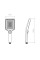 Лейка для ручного душа Qtap Rucni 140x95 мм прямоугольная QTRUC125CRM45958 Chrome Лейка для ручного душа Qtap Rucni 140x95 мм прямоугольная QTRUC125CRM45958 Chrome