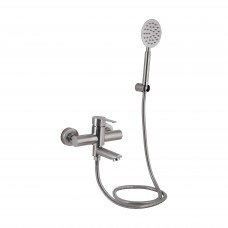 Смеситель для ванны с душем Brinex Pure 006 Nickel BRIPUR006NKL