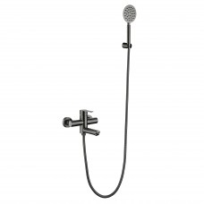 Смеситель для ванны с душем графит Brinex Pure 006 Graphite BRIPUR006GRP