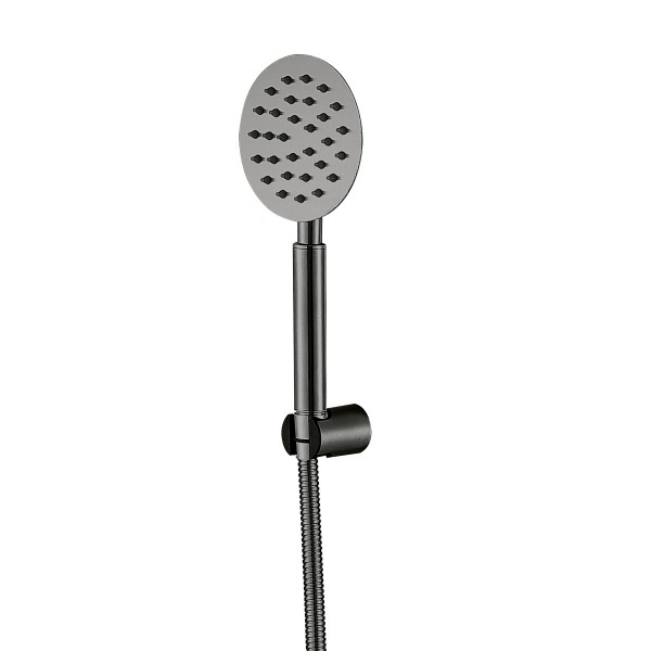 Змішувач для ванни з душем графіт Brinex Pure 006 Graphite BRIPUR006GRP