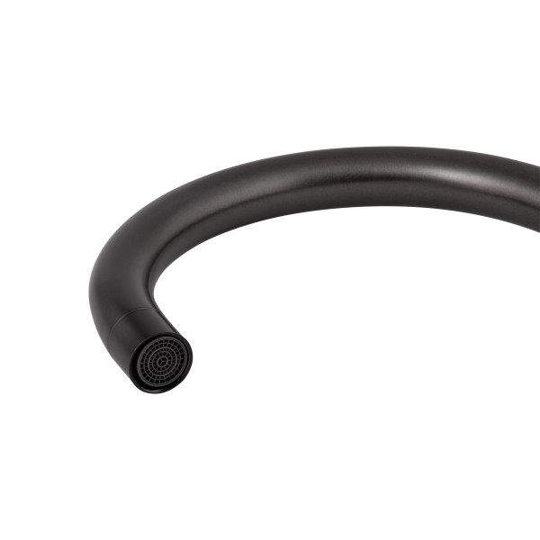 Смеситель для кухни графит Brinex Pure 015F Graphite BRIPUR015FGRP