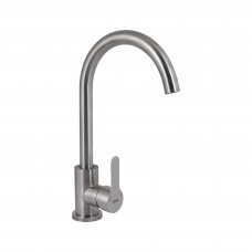 Смеситель для кухни Brinex Pure 015F Nickel BRIPUR015FNKL