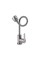 Смеситель для кухни с гибким изливом Brinex Pure 015F41 Nickel BRIPUR015F41NKL