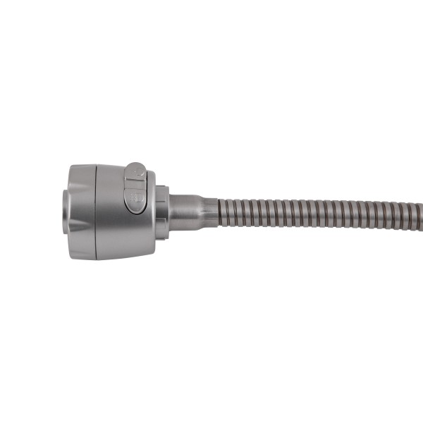Смеситель для кухни с гибким изливом Brinex Pure 015F41 Nickel BRIPUR015F41NKL