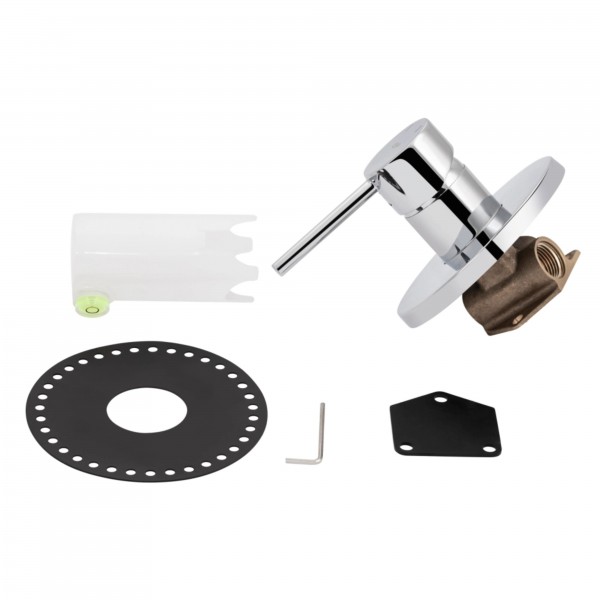 Гігієнічний душ зі змішувачем прихованого монтажу Qtap Spring Chrome QTSPRCRM47384 Гігієнічний душ зі змішувачем прихованого монтажу Qtap Spring Chrome QTSPRCRM47384