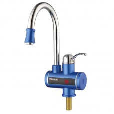 Проточний водонагрівач для кухні синій з індикатором температури 3,6 кВт Mixxus Electra 240-E Blue (MI2747)