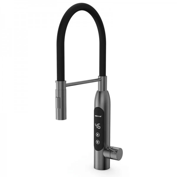Проточный водонагреватель для кухни с гибким изливом 3,4 кВт Mixxus Electra 570-EF GRAPHITE (MI6642)