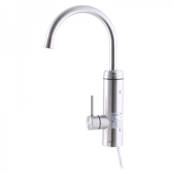 Проточний водонагрівач для кухні нержавіюча сталь з ПЗВ Zerix ELW34-EP (ZX3215)